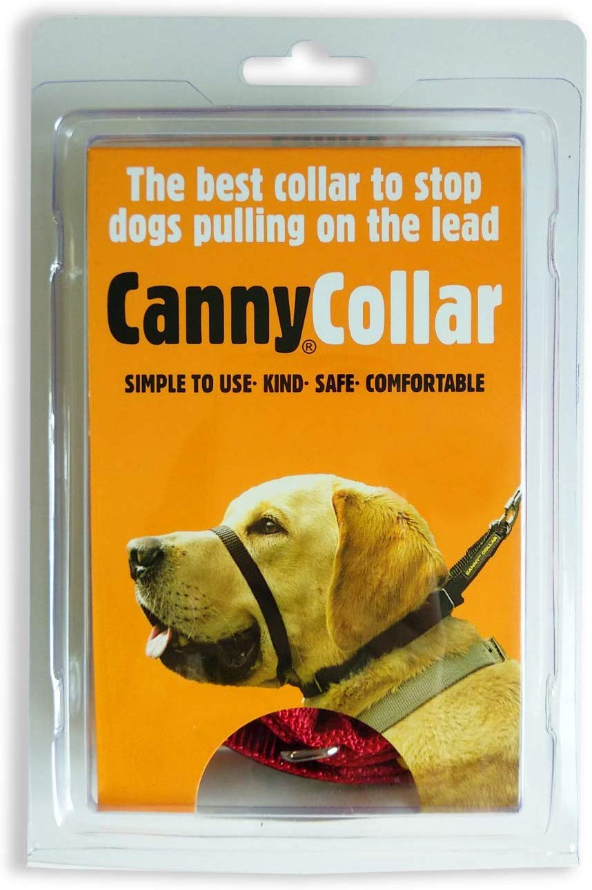 Canny Collar No-Pull Dog Headcollar, Red, Neck size 38-43cm - Size 4