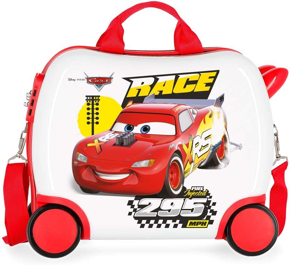 Disney Joy Valigia per Bambini, 41 centimeters, Multicolore (Multicolor), Red, 41x34x20