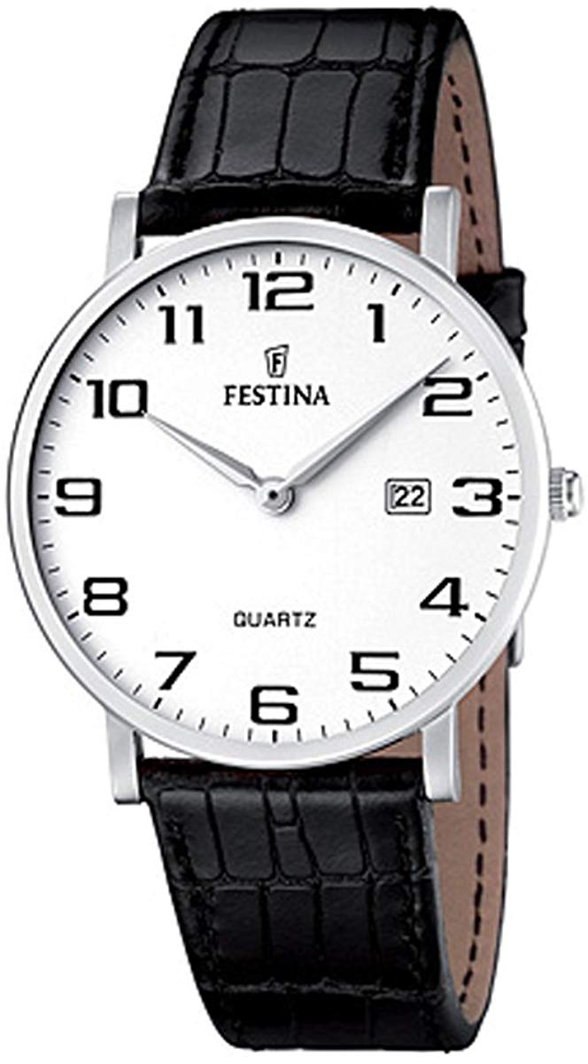 Festina Gents Watch F16476/1, White/Black, 40