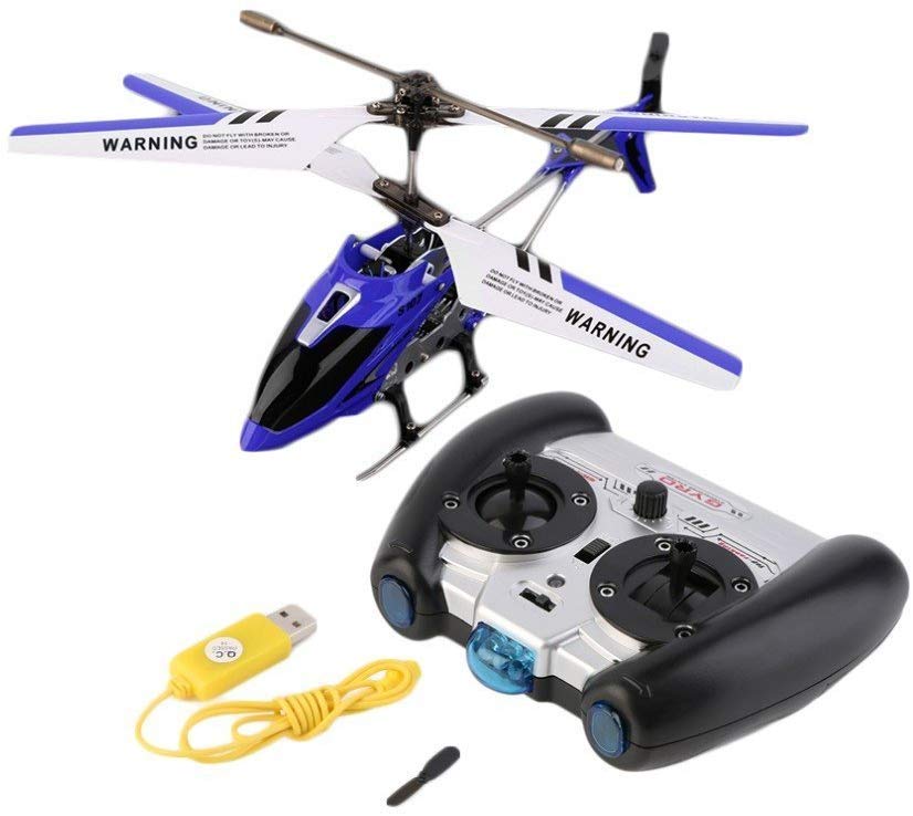 Syma 2nd Edition S107 S107G New Version Indoor Helicopter (Blue), 3.86 inches - Image 4