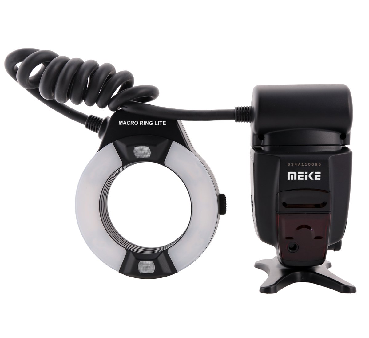 MK-14EXT Macro i-TTL Ring Flash Compatible with Nikon LED Auxiliary Light Standard ISO Hot Shoe, Black