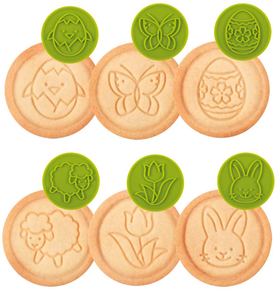 Tescoma Cookie Stamp, 6 Easter Motifs Delicia, Assorted, 9.7 x 9.7 x 14.7 cm, 9.6999999999999993 x 9.6999999999999993 x 14.7 cm - Image 3