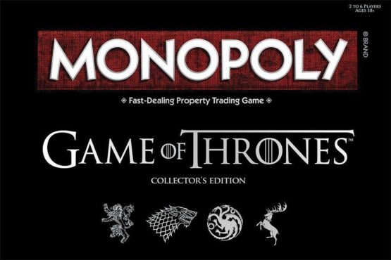 Winning Moves MN104-375 Thrones Monopoly Board Game