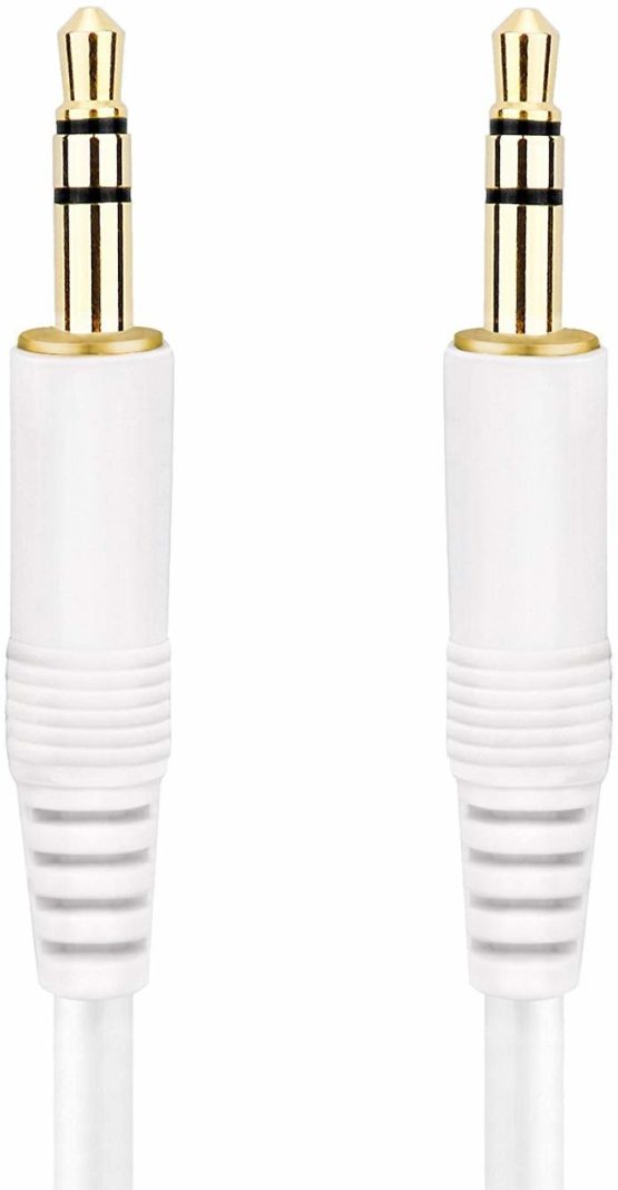 adaptare 10026 Audiokabel 3,5mm Klinkenstecker auf 3,5mm Klinkenstecker, vergoldete Kontakte, ultraslim, 3,0m, weiß - Image 3