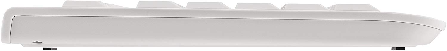 CHERRY KC 1000, Wired Keyboard, UK Layout (QWERTY), Plug & Play via USB Port, Flat Design, Whisper-Quiet Keystrokes, White-Grey - Image 2