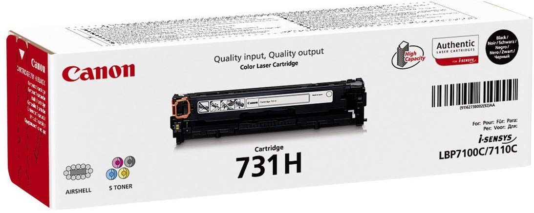 Canon 6269B002 Laser Toner - Yellow, Black, High