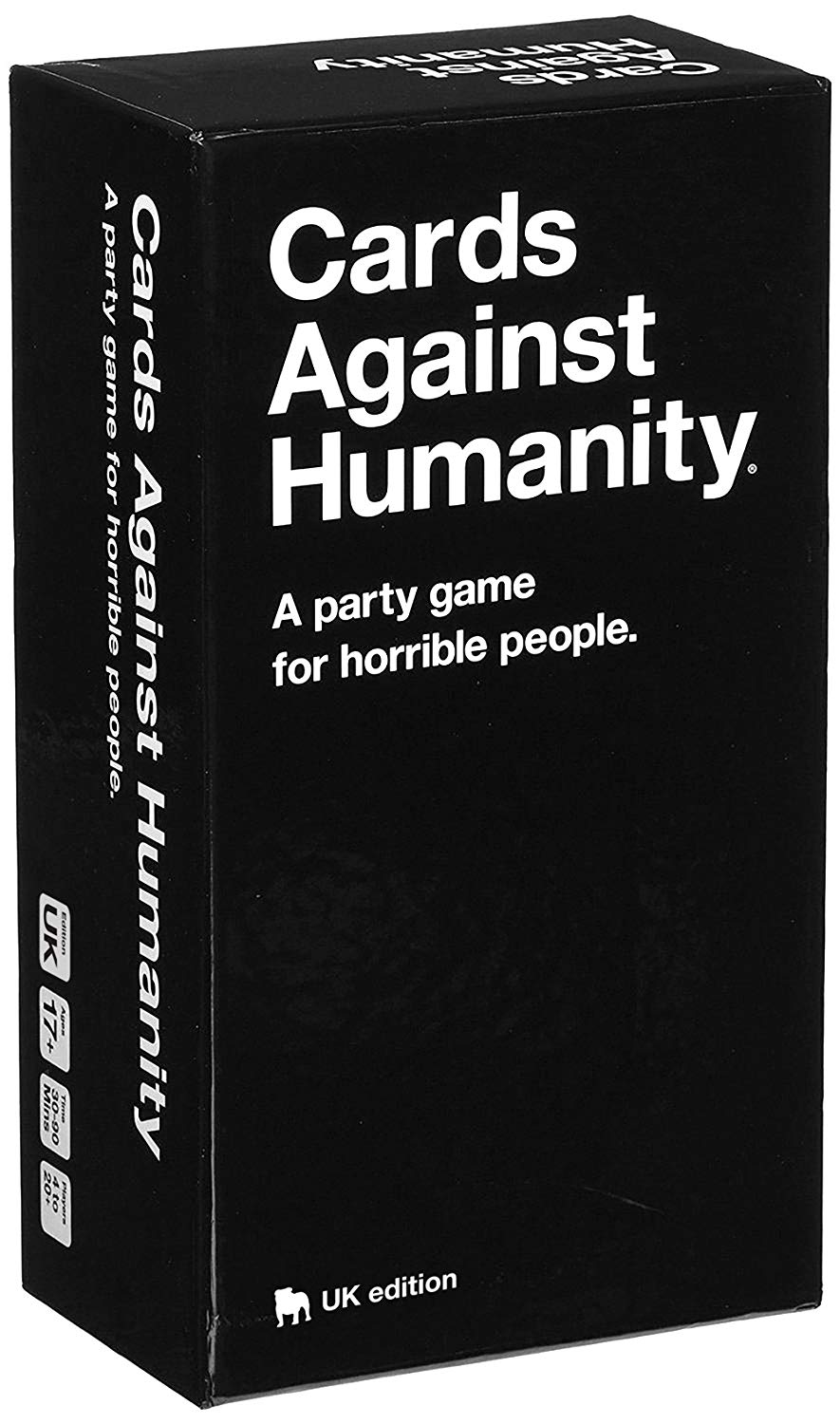 Cards Against Humanity: UK Edition, Various, 10.16 cm x 20.32 cm x 7.62 cm