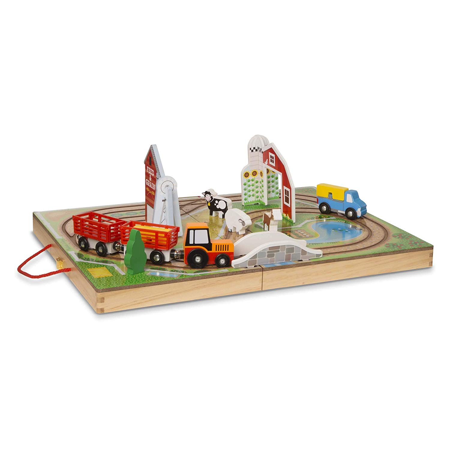 Melissa & Doug Take-Along Farm, Multi-color, 27.94 inches x 6.6 inches x 39.12 inches