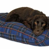 Cosipet Tartan Basket Liner, 21-inch/ 53 cm, Blue