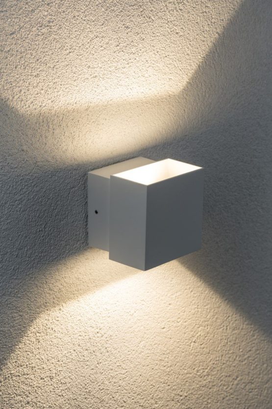 Paulmann 18003 Surface-Mounted luminaire House Wall LED Orientation Cybo Rectangular lamp 2x3W White 100x100 mm Outdoors IP65 Jet-Water Protected Lighting Accents, 6 W, 230 V - Image 3