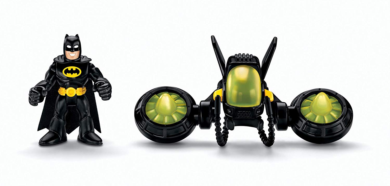 Imaginext Fisher-Price DC Super Friends, Batman with Jet Pack, Multicolor - Image 3