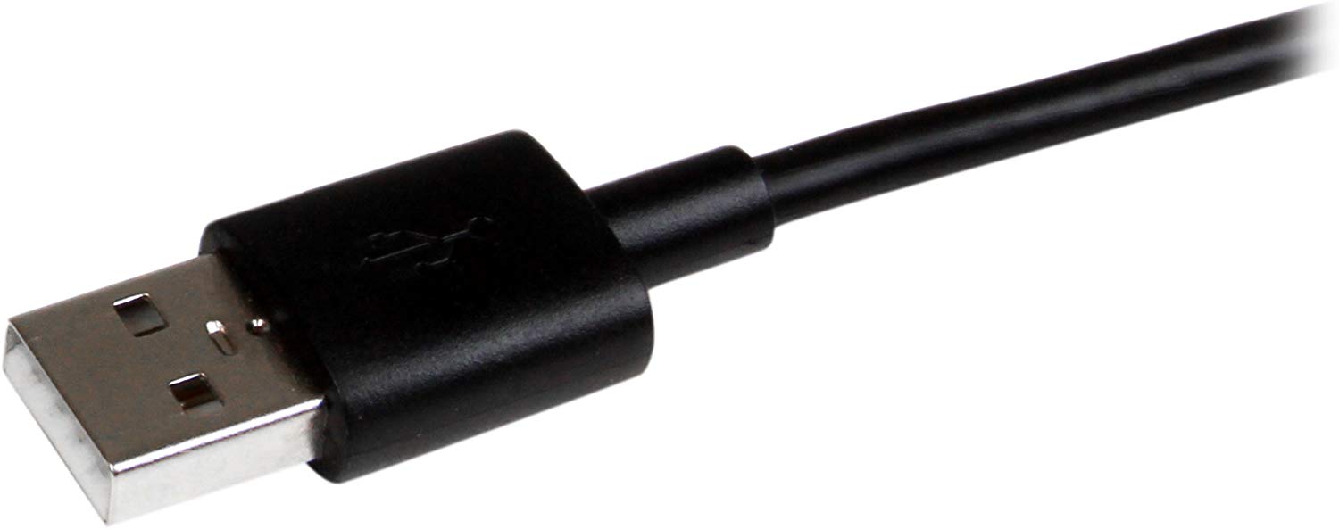 StarTech.com 1m 3 ft Black Apple 8-pin Lightning or 30-pin Dock Connector or Micro USB to USB Cable for iPhone iPod iPad - Image 4