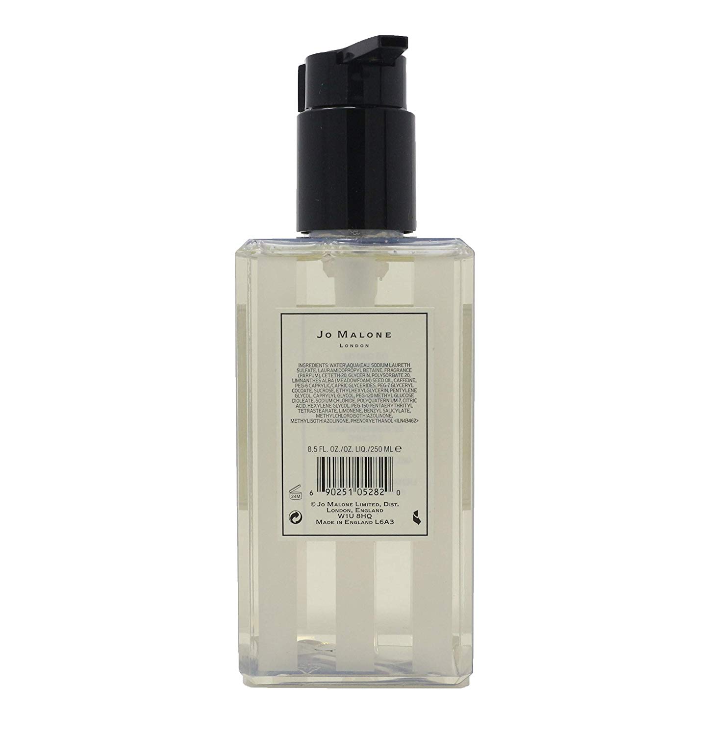 Jo Malone Blackberry & Bay Body & Hand Wash (With Pump) 250ml, Transparent, 250 ml (Pack of 1) - Image 2
