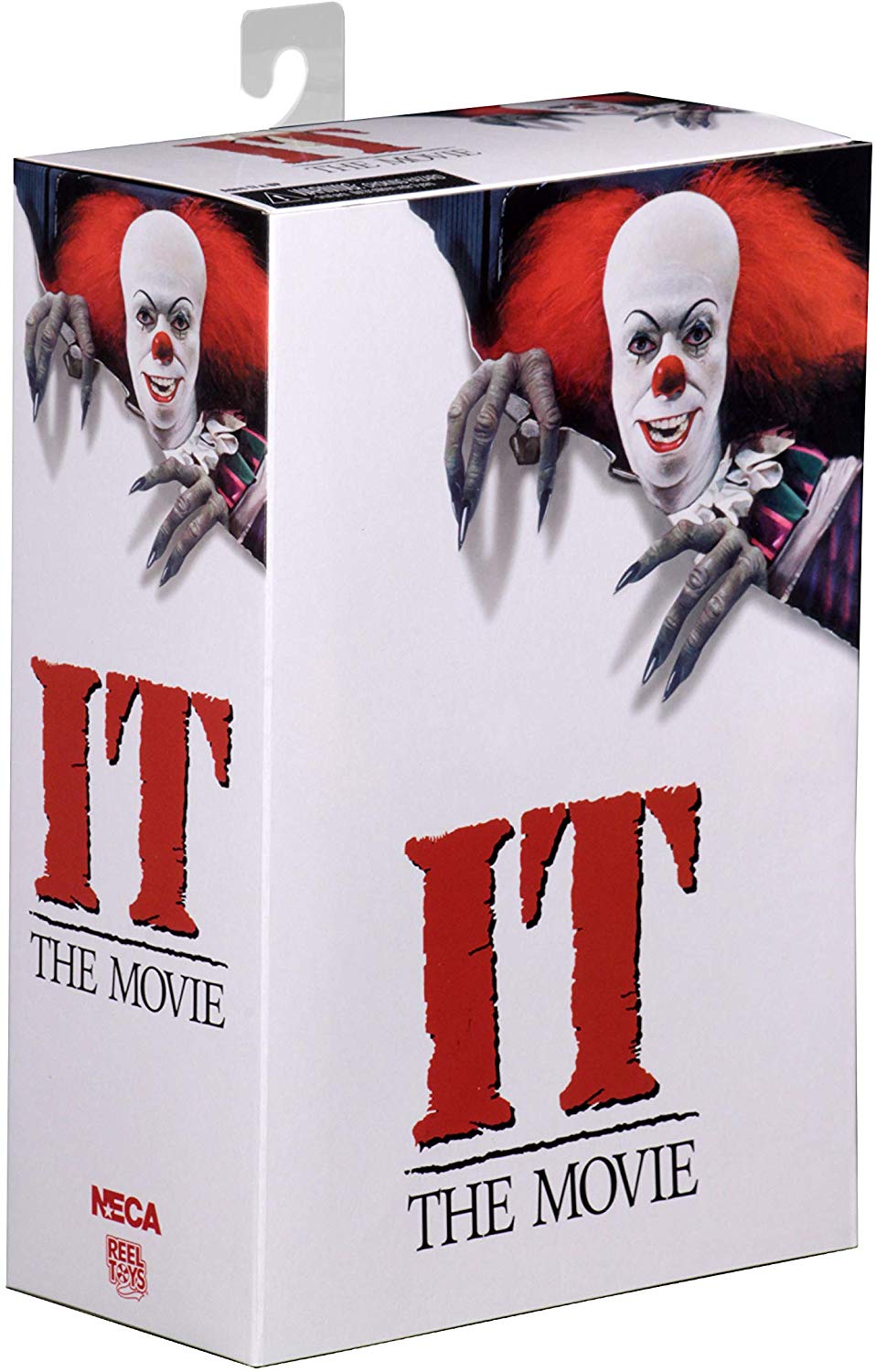 NECA Official "IT" 1990 Movie Ultimate Pennywise Action Figure 7", Red, 7 inch - Image 4