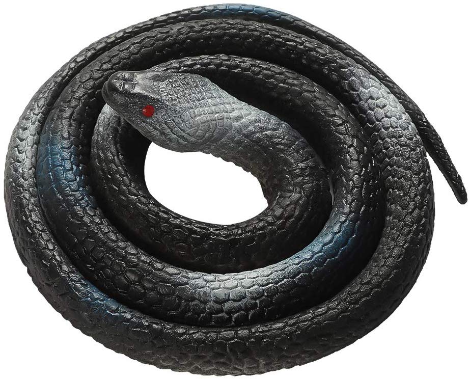 Bolonbi 4-Piece Toy Snakes, 30-Inch Rubber Fake Snakes for April Fool’s Day, Boys’ Favorite, Pool Party, Bathtub Floater - Image 2