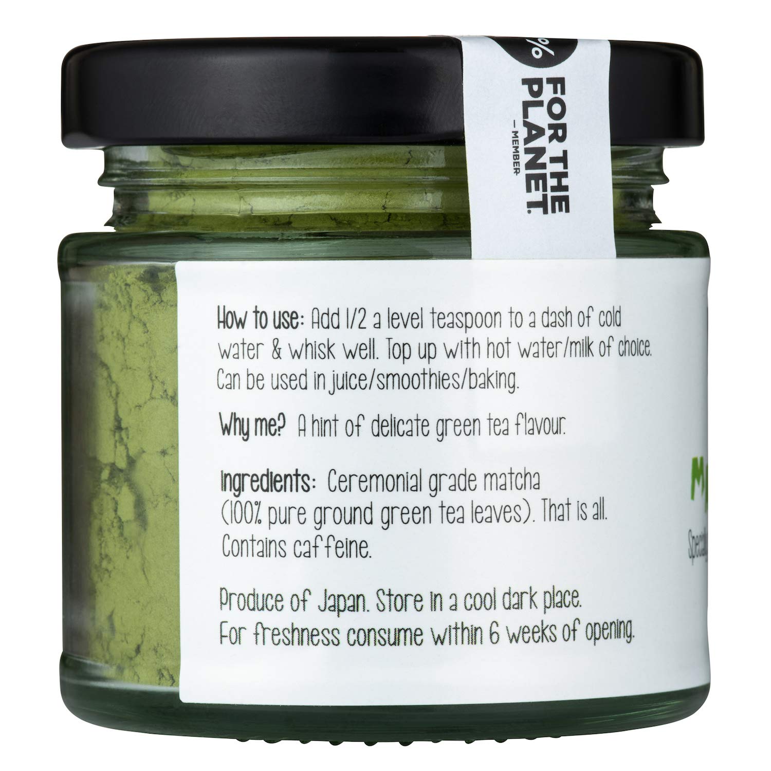 PureChimp Ceremonial Grade Matcha Powder 50g. 100% Pure Green Tea. Shade-Grown for MatchaLatte Teas & Recipes. Recyclable Glass Jar. Antioxidant-Rich - Image 2