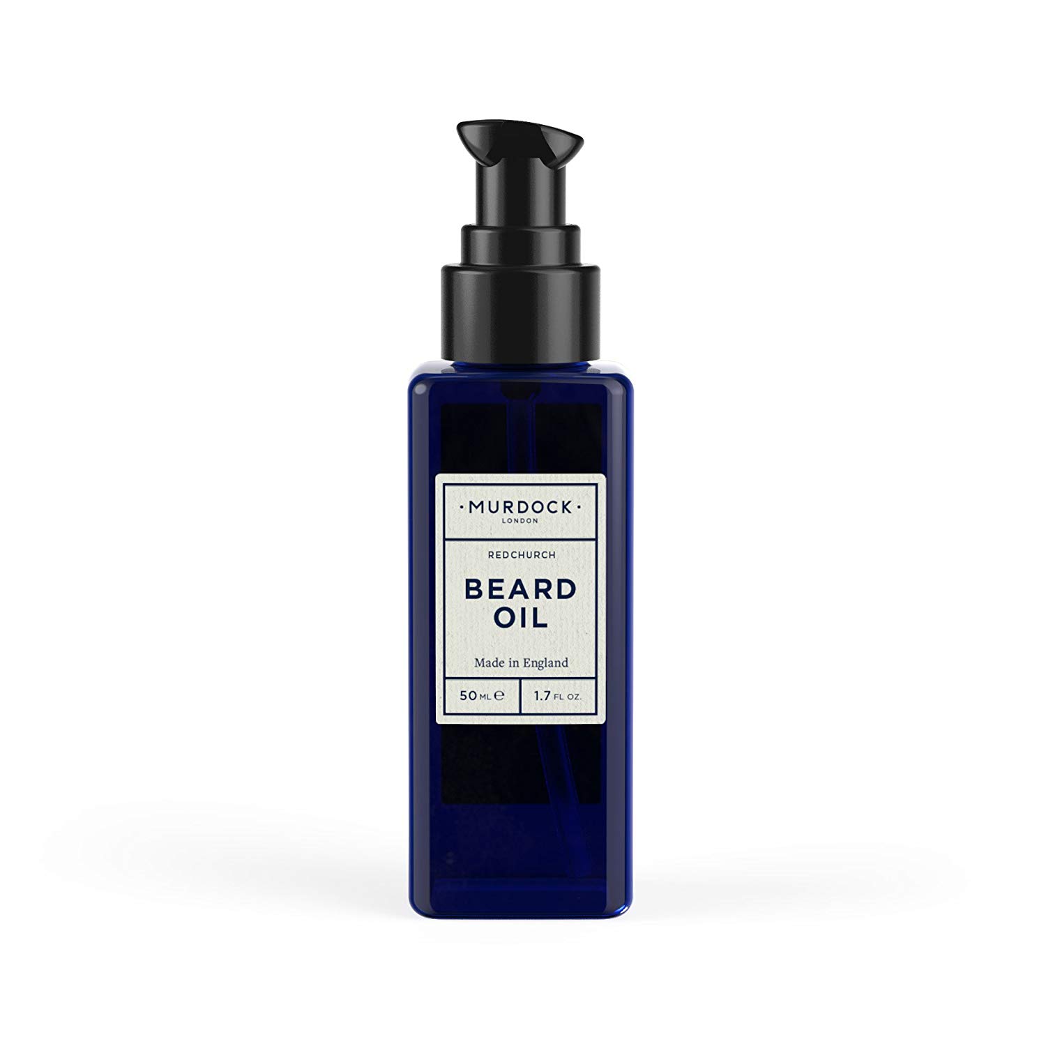 Murdock London Natural Beard Oil for Men - Organic Scent Beard Oil for Healthy growth & Nourishment - Provides Glossy finish - 50 ml