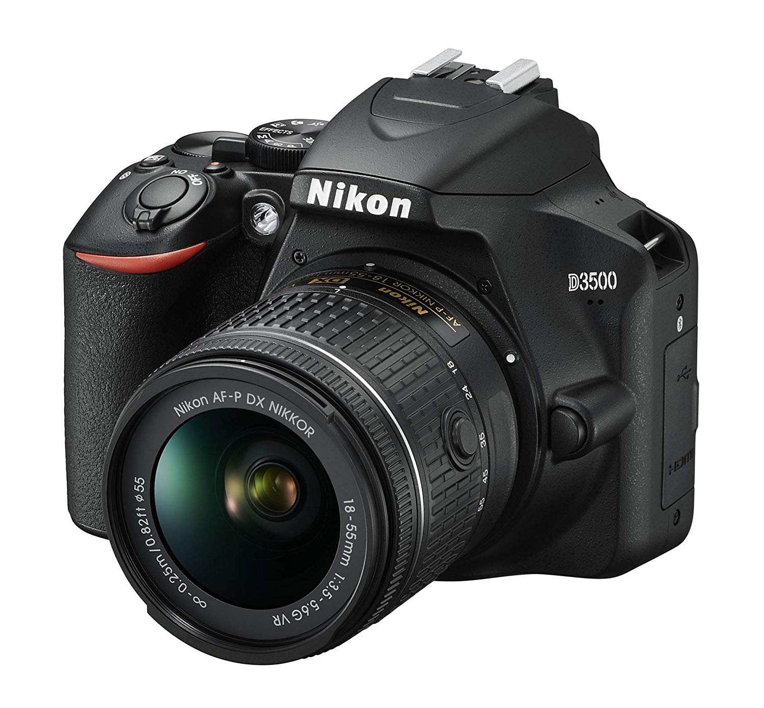 Nikon VBA550K001 D3500 + AF-P DX 18-55 VR Kit - Black - Image 2