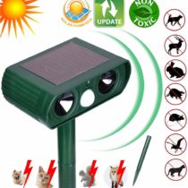 N3 ZELEK Cat Repellent Solar Battery Ultrasonic Pest Repeller Cat Scarer Fox Deterrent NEWEST UPGRADED 2020 Cat Deterrent Garden Dog Bed Garden Fox Repellent Cat Bed Bird Scarer