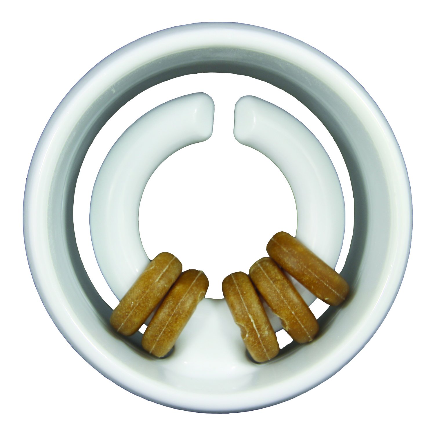 Starmark Treat Dispensing Orb shaped Durable Nylon Chew Toy for Dogs with Treat Rings - Image 2