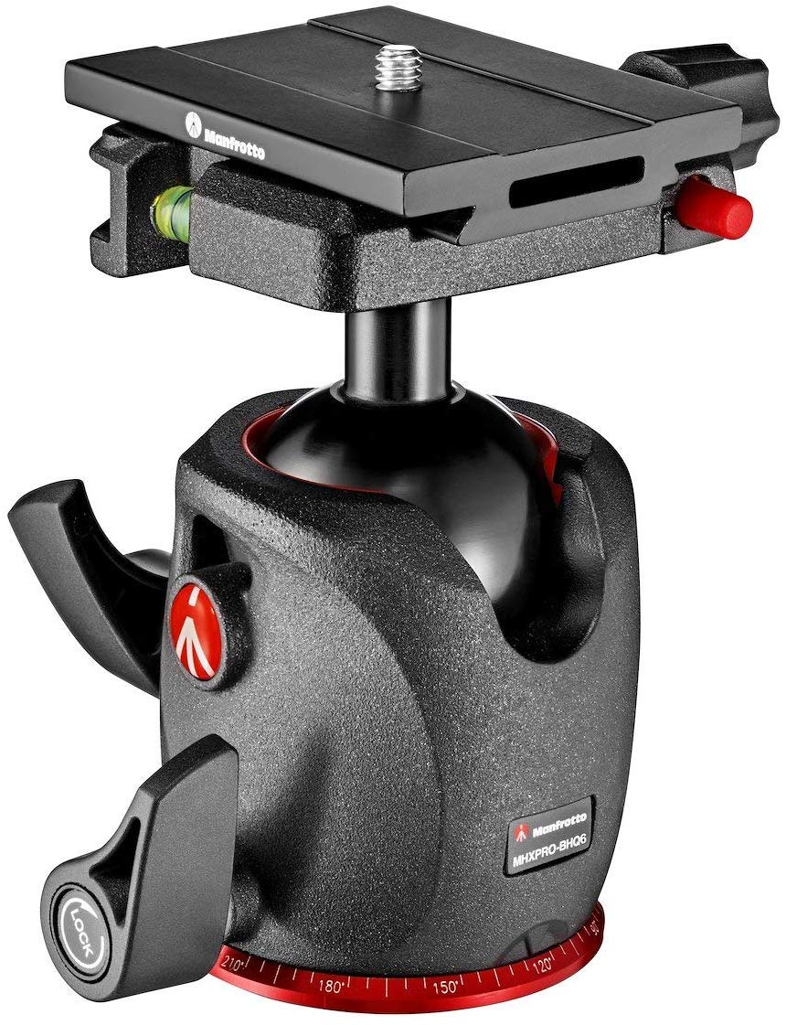 Manfrotto XPRO Magnesium Ball Head with Top Lock plate, Black