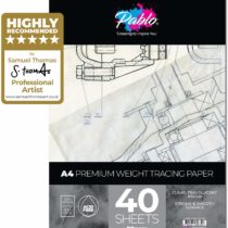 Tracing Paper Pad - 90gsm, 40 Sheets - Premium, High Transparency - (A4)