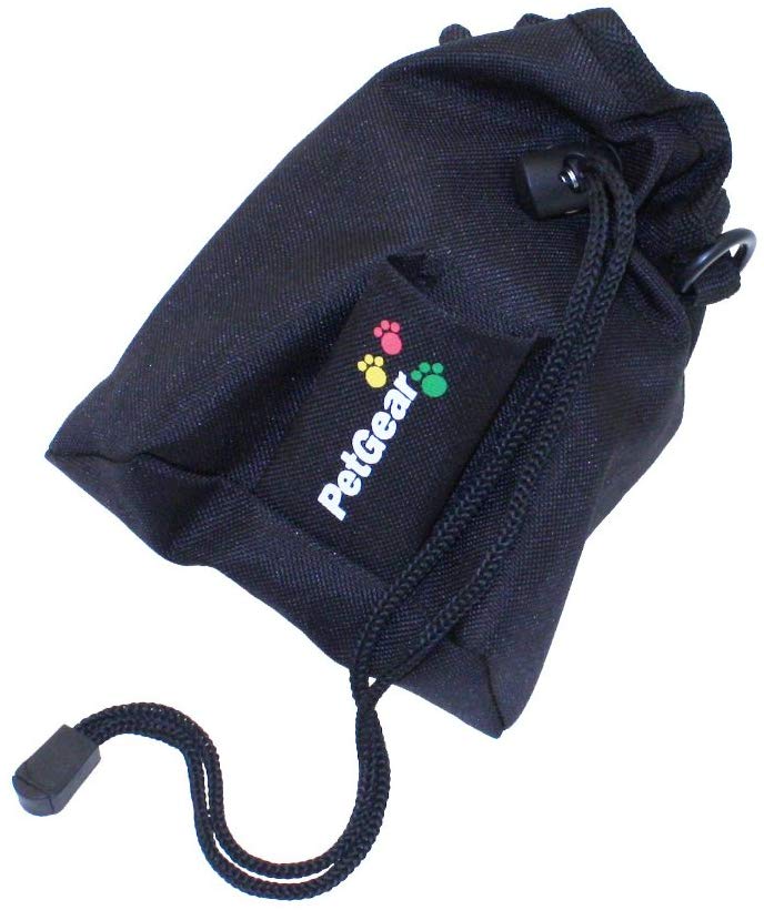 "PetGear" Treat Bag for Dogs, Black