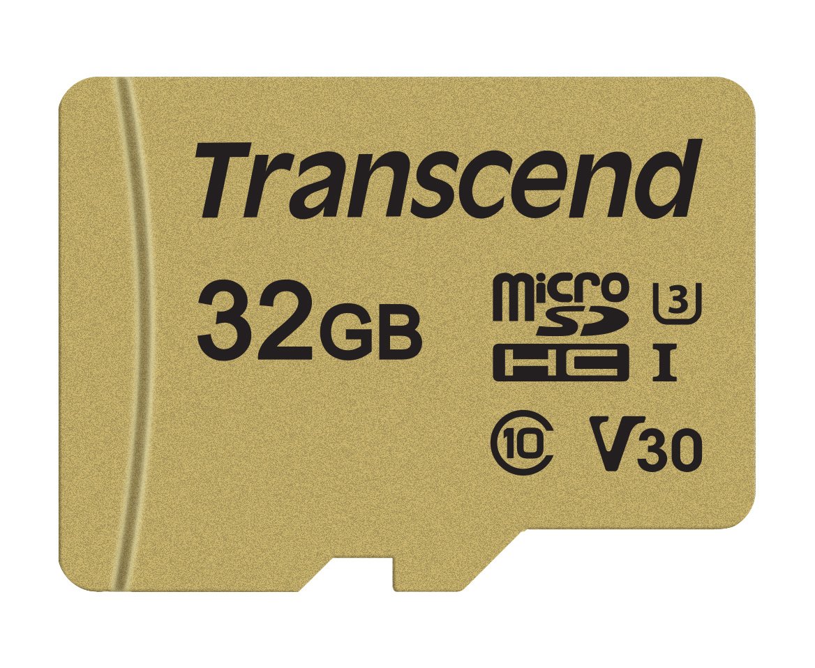 Transcend USD500S 32GB microSDHC Memory Card, MLC NAND Flash UHS-I U3 V30