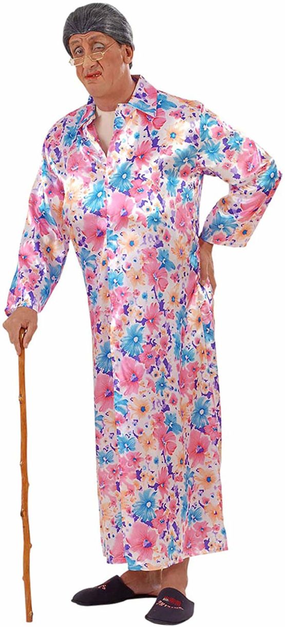 Mens Flasher Granny Costume Large UK 42/44″ for Stag Party Weekend ...