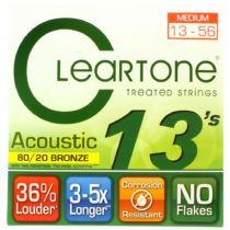 Cleartone 7613 80/20 Bronze Acoustic String Set, Medium
