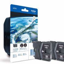 Brother LC-985BK Inkjet Cartridge, Black, Twin Pack, Standard Yield, Includes 2 x Inkjet Cartridges, Brother Genuine Supplies