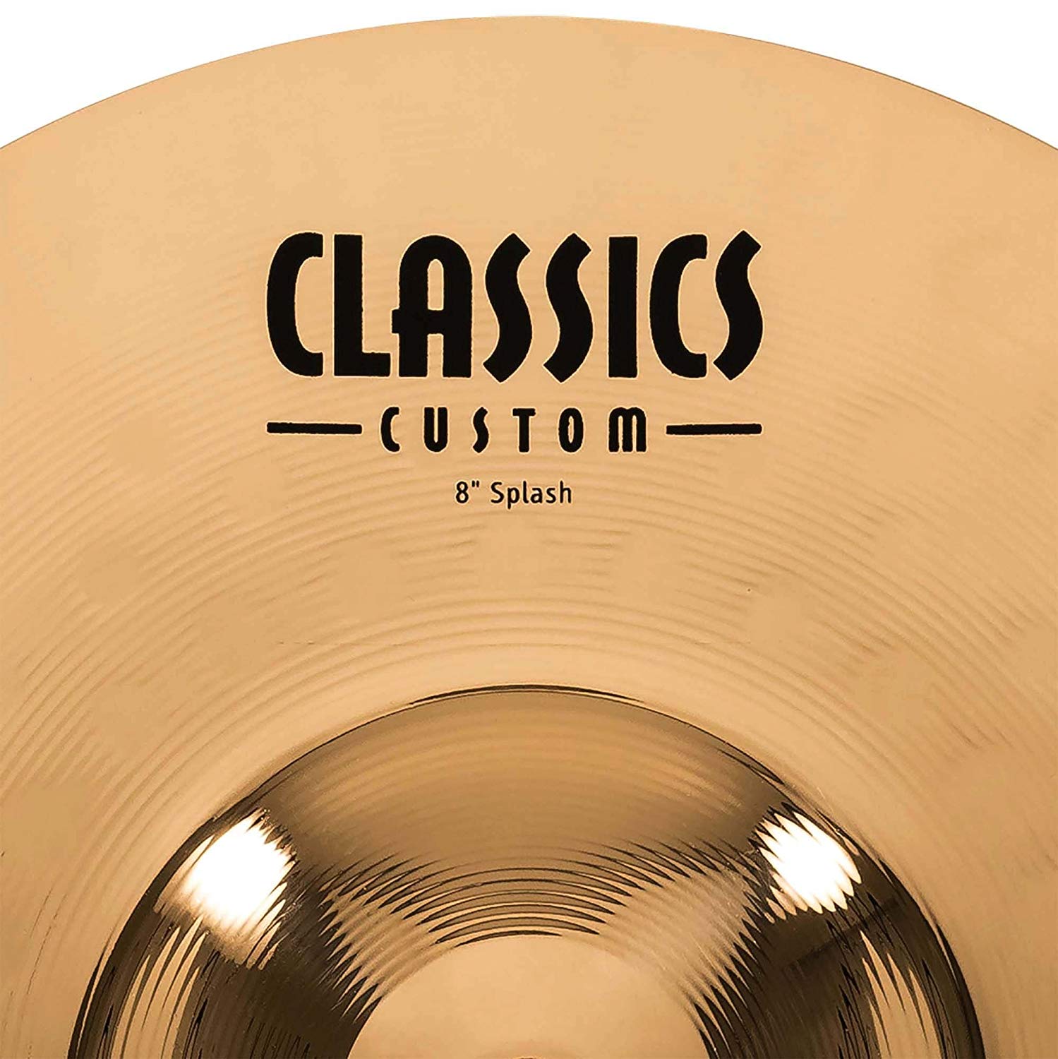 Meinl Cymbals Classics Custom Brilliant Splash Cymbal 8 inch (Video) for Drum Set (20,32cm) B12 Bronze, Brilliant Finish - Image 4