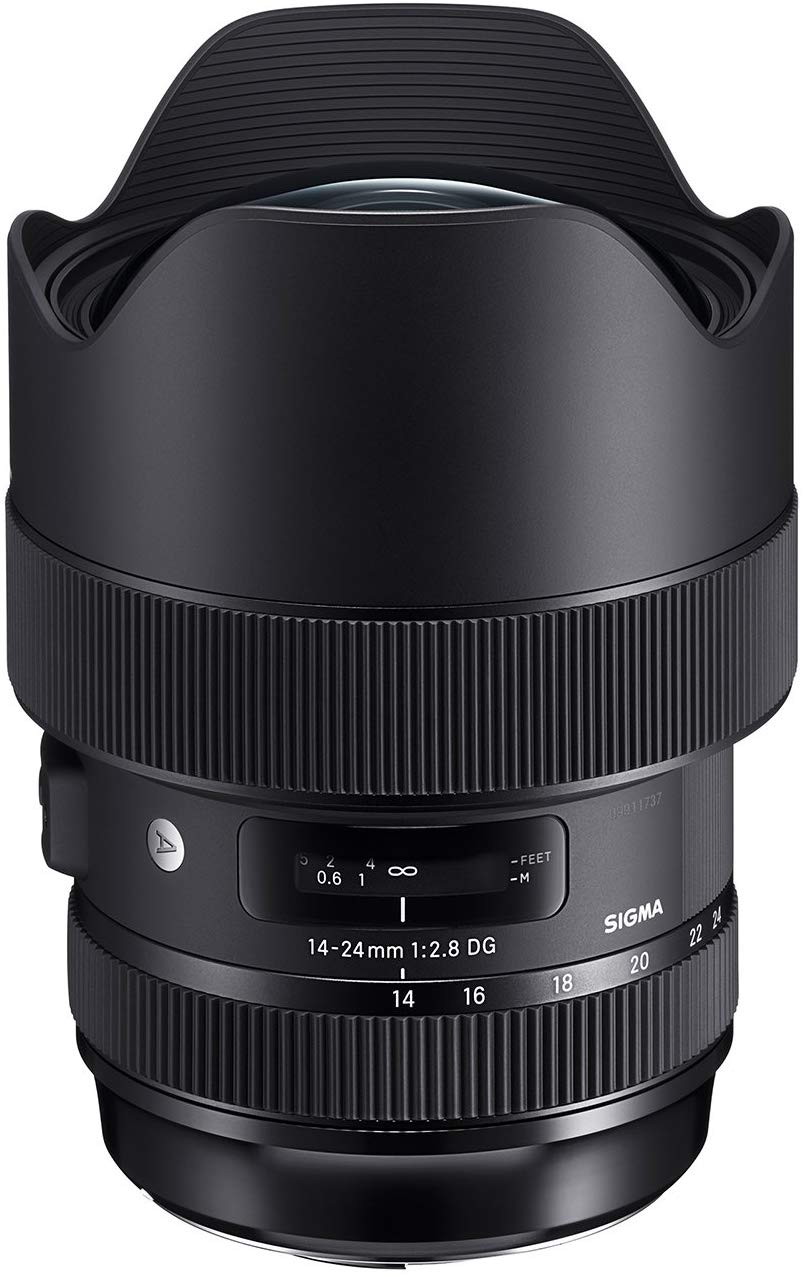 Sigma 14-24mm F2.8 DG HSM Lens: Canon Fit, Black