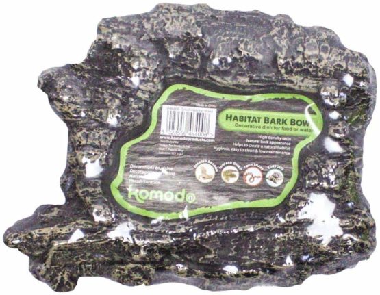 Komodo Habitat Rock Bowl, Small, Rock Bowl for Reptiles, Amphibians, Small Animals, Reptile Feeding Bowl, Feeding Bowl for Vivariums and Terrariums - Image 2