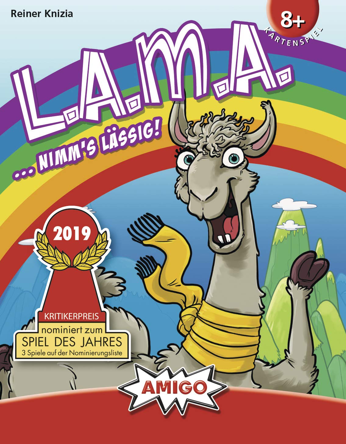 AMIGO card game - 01907 - Lama Playing Cards, Colourful - Image 2