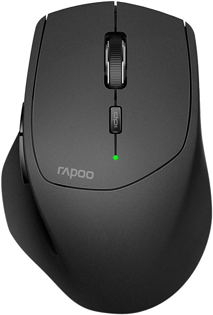 Rapoo MT550 Multi-mode Wireless Optical Mouse Black, 17745