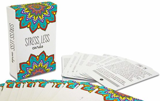 Stress Less Cards - 50 Inspirational Mindfulness & Meditation Exercises | Helps Relieve Stress, Anxiety | Natural Relaxation, Insomnia & Sleep Aid - Image 2