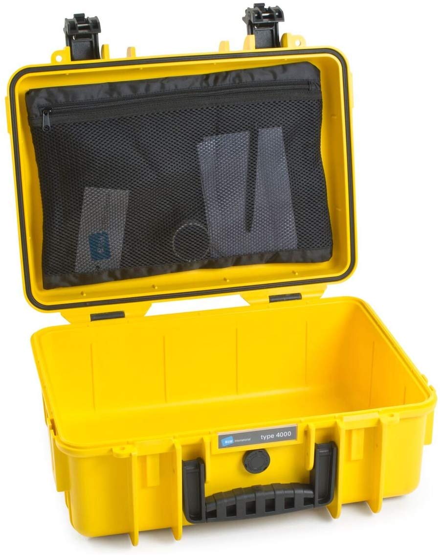 B&W Case - Lid Mesh Pocket - for the Robust B&W Outdoor Transport Case - Type 4000, Black - Image 2