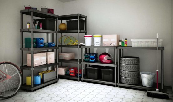 Terry, Scaffale 4080 C, Modular Shelving with 5 Shelves. Color: Black, Material: Plastic, Dimensions: 40x80x173.8 cm - Image 4