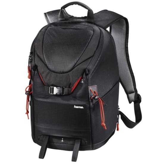 Hama "Profitour 180" Camera Backpack | Compatible with Sony, Panasonic, Nikon, Kodak, Canon & Many More - Black