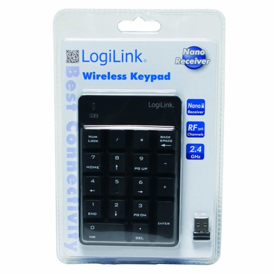 LogiLink ID0120 Wireless Numeric Keypad with 18 Keys - Image 3