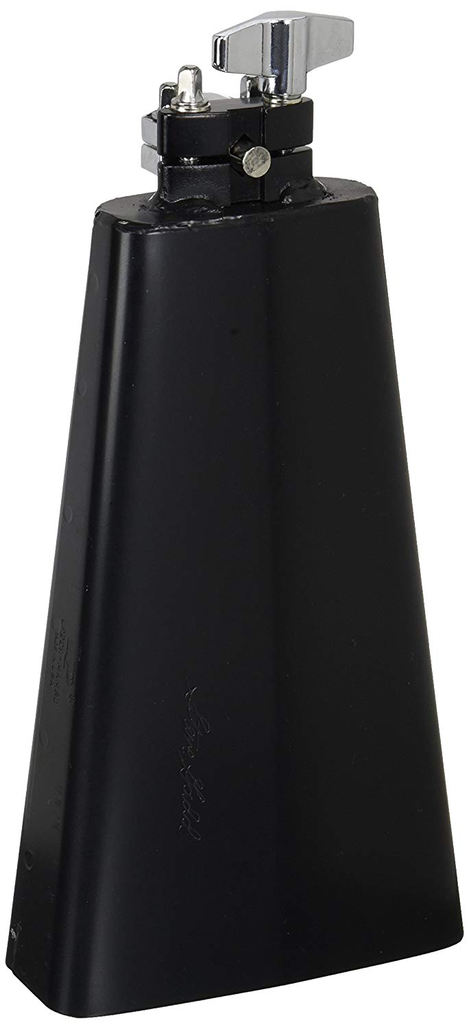 LP Latin Percussion Kuhglocke Steve Gadd Mambo Bell LP229SG Vice-Mount, pulverbeschichtet, schwarz, Black