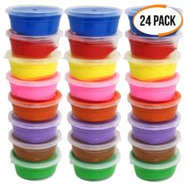 THE TWIDDLERS - 24 Tubs of Bouncing Slime / Putty - Assorted Colours
