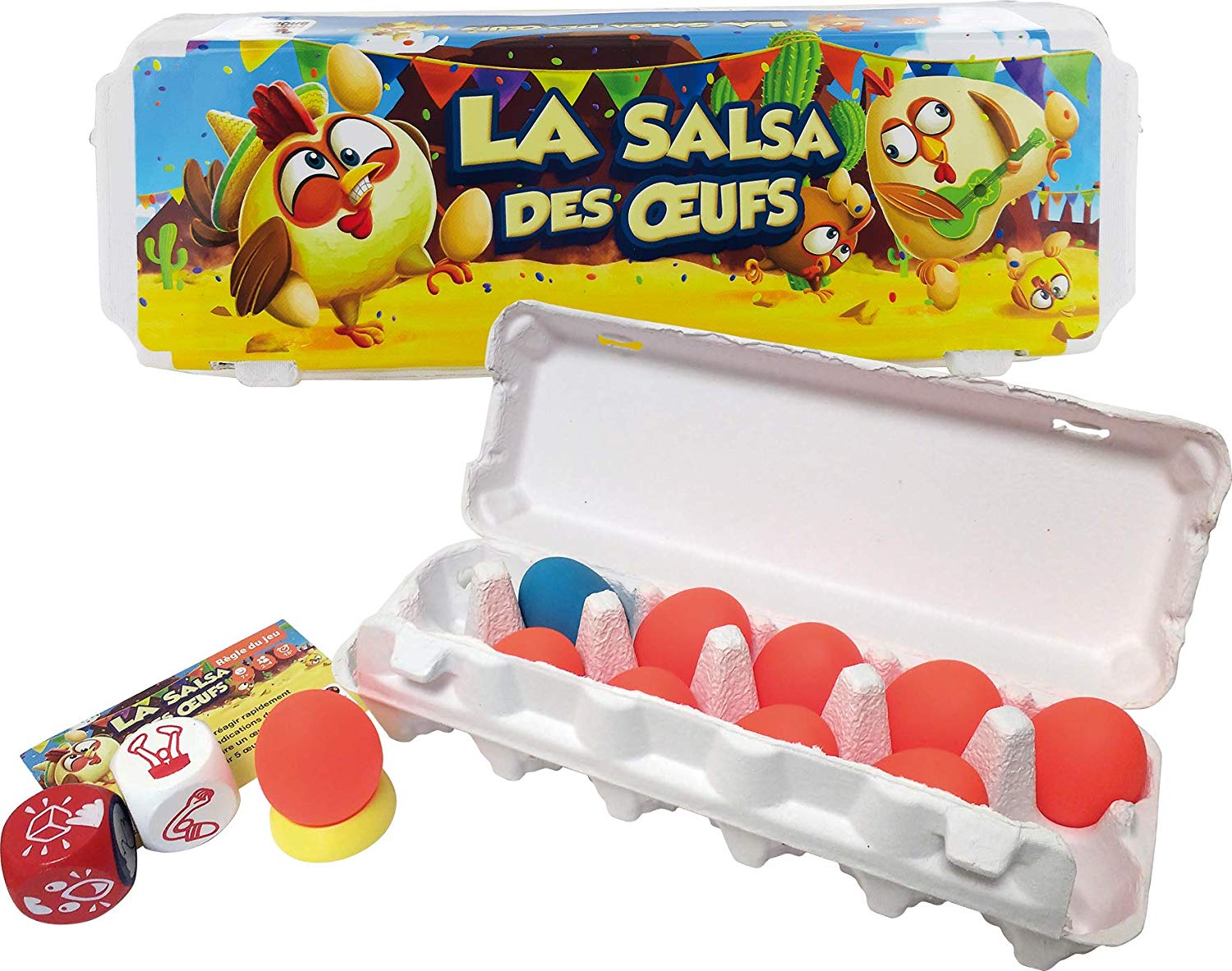 Asmodée-La Salsa des Eggs, CGSALSA01, Ambiance Game, Jeu D'ambiance