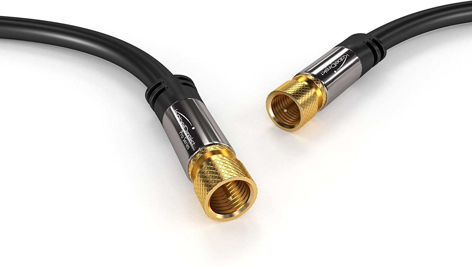 KabelDirekt, SAT Cable, Coaxial, Internet & Satellite TV/Aerial Cable with F-Connector, Metal Plug, Designed in Germany - Image 2