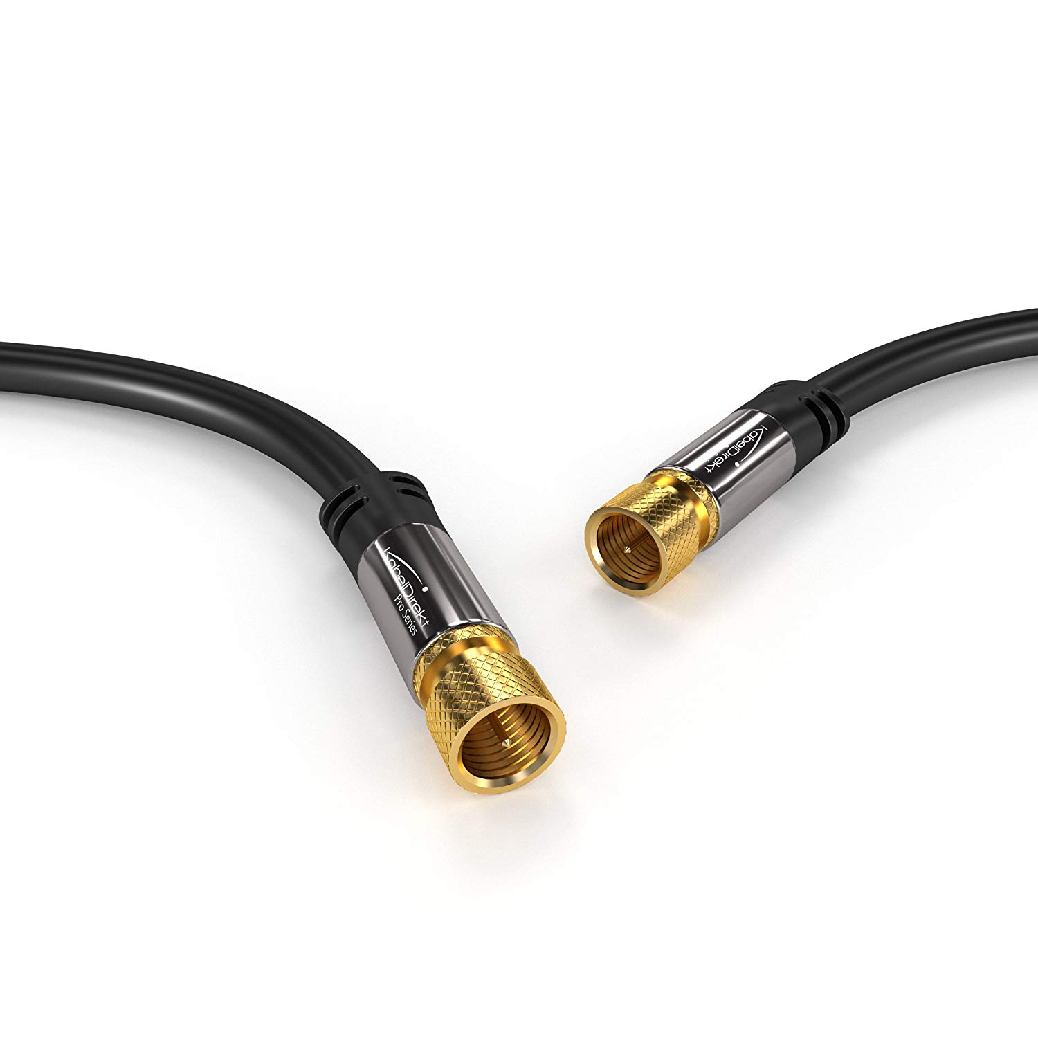 KabelDirekt, SAT Cable, Coaxial, Internet & Satellite TV/Aerial Cable with F-Connector, Metal Plug, Designed in Germany - Image 2