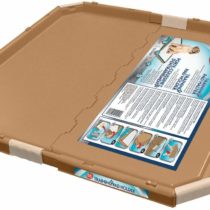 Simple Solution Dog Pad Holder | Portable Tray for Pet Training and Puppy Pads | Protection Against Pad Leakage, Bunching, and Shredding | Fits Pads 21 x 21 Inches or Larger
