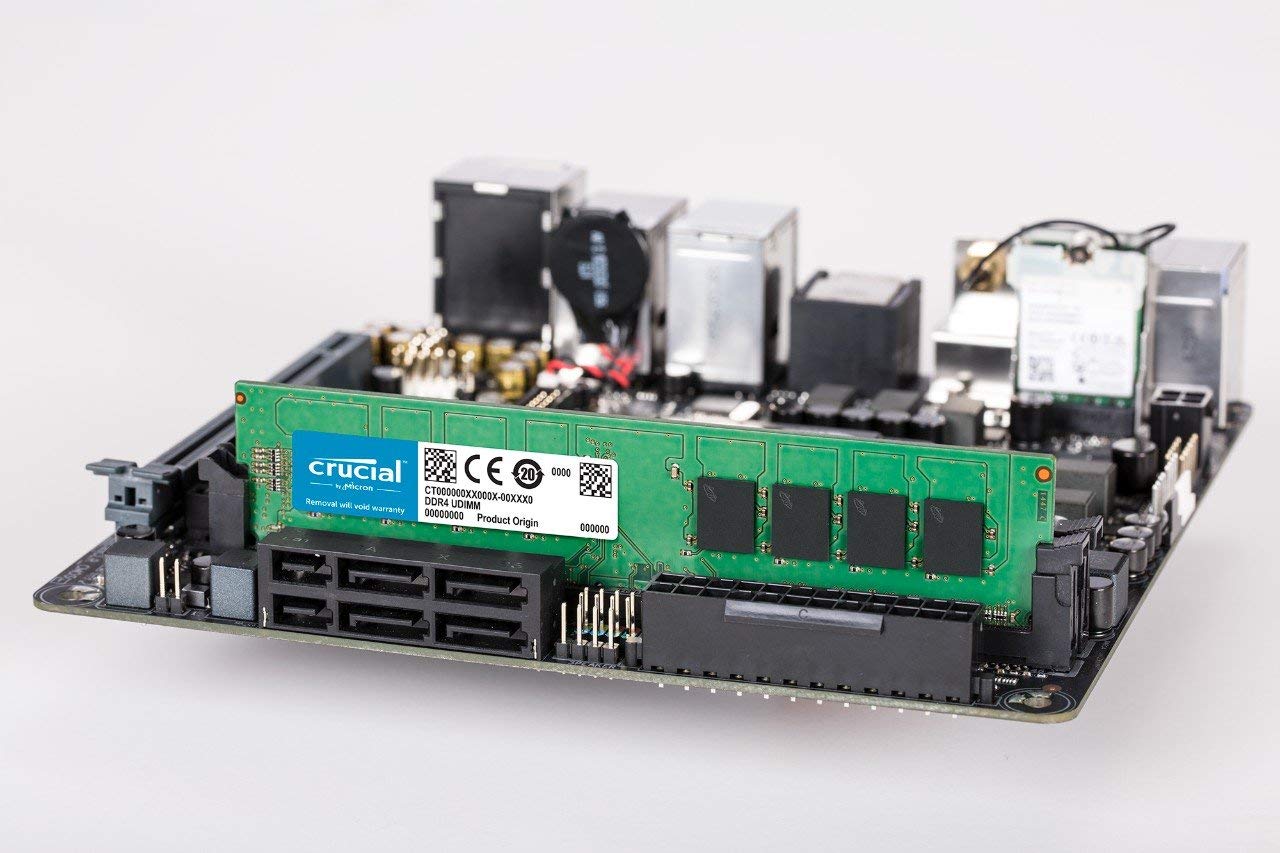 Crucial CT4K8G4DFS824A 32GB Kit (8GBx4) DDR4 2400 MT/s (PC4-19200) DIMM 288-Pin Memory, Green, 32 GB Kit (8 GB x 4) Single Rank - Image 4