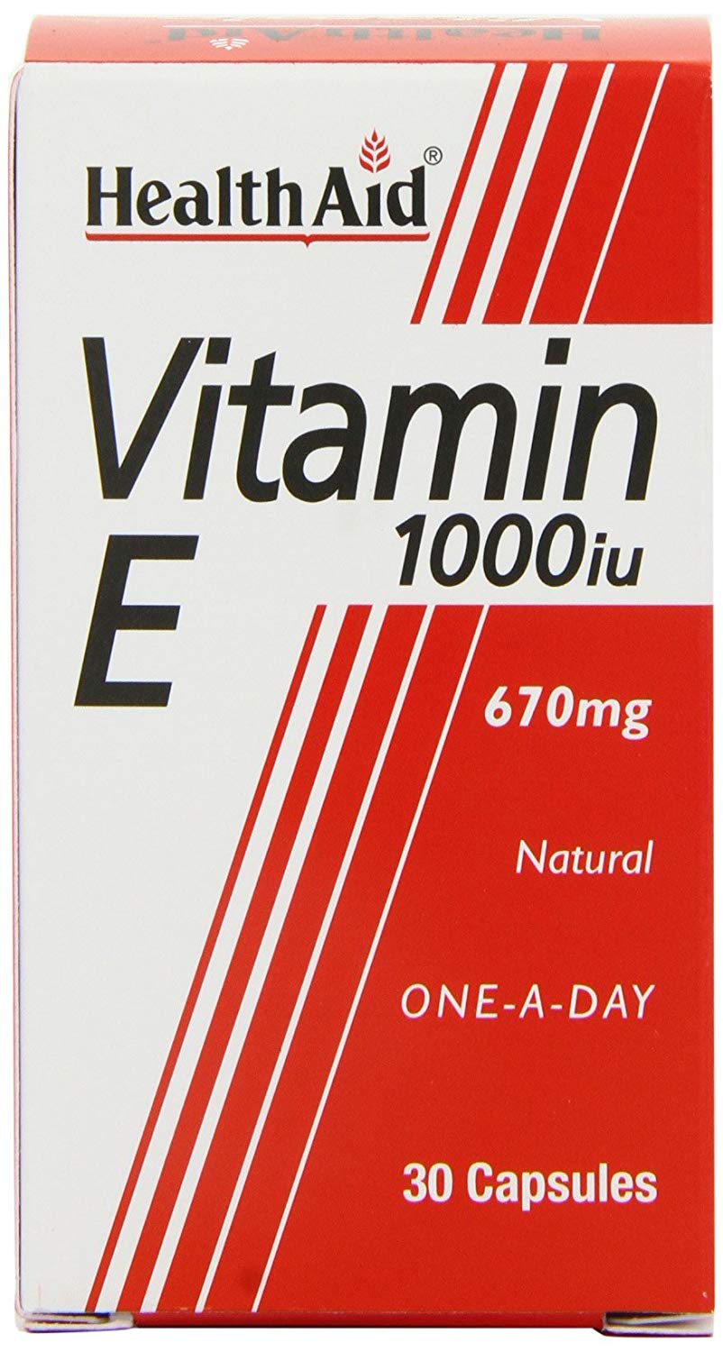 HealthAid Vitamin E 1000iu - 30 Capsules, No, 30 count (Pack of 1) - Image 3