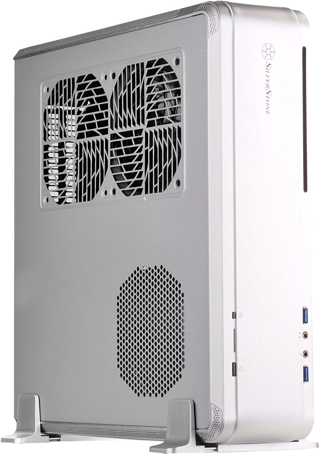 SilverStone SST-FTZ01S - Fortress High End Mini-ITX Gaming Computer Case, silver - Image 2